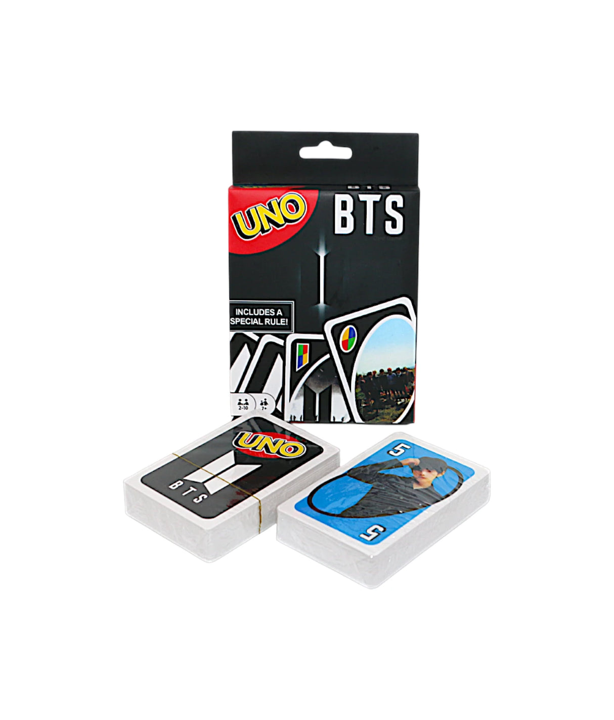 uno card bts black box