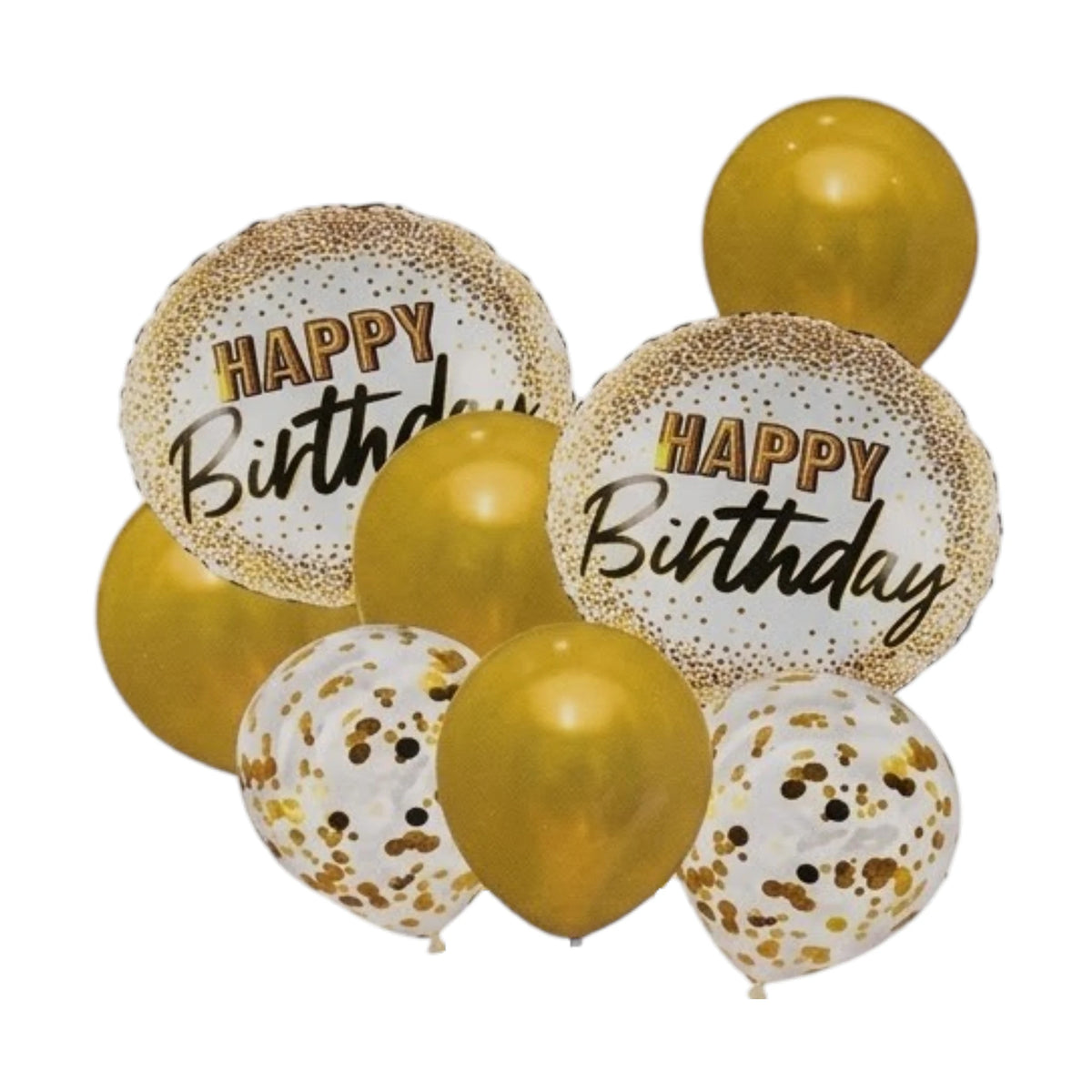 foil balloon happy birthday 8pc