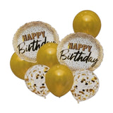 foil balloon happy birthday 8pc