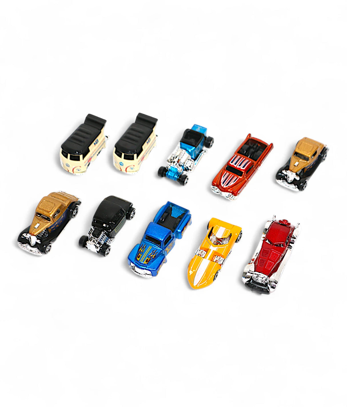 die-cast metal car set 10pc