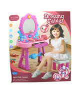 music dressing table set with hair dryer & light 29pc