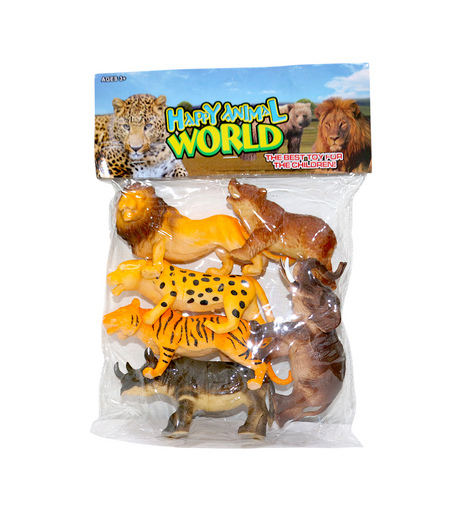 wild animal set 6pc