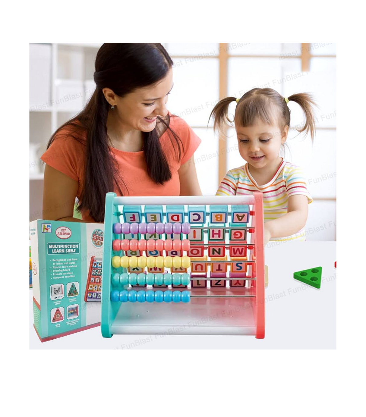 multifunctional learning shelf 5 side n3283-1
