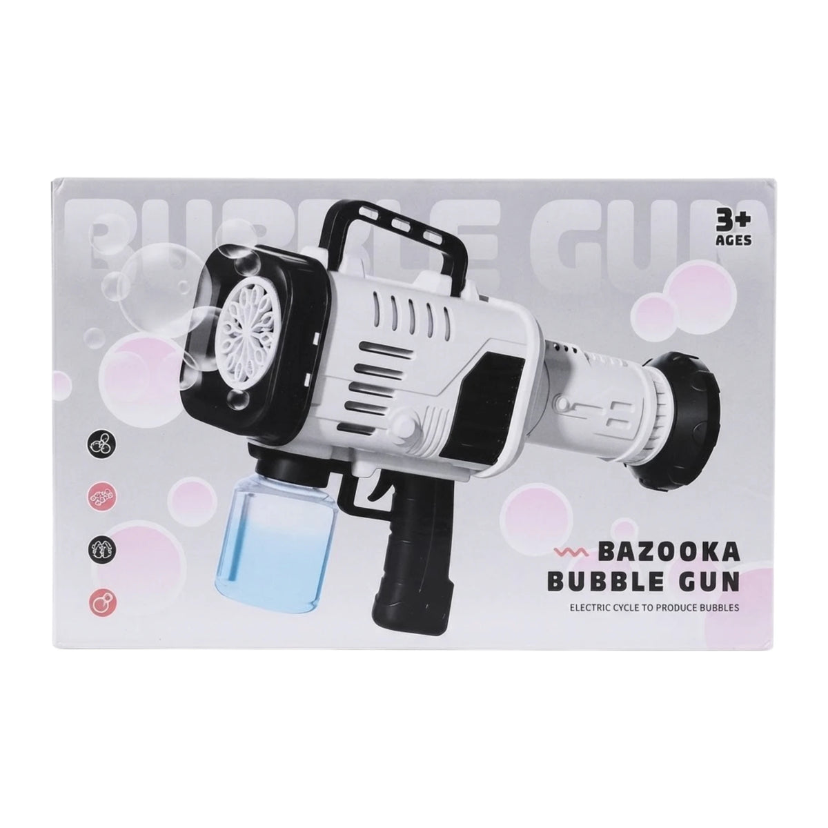 kids bubble gun bazooka chargeable