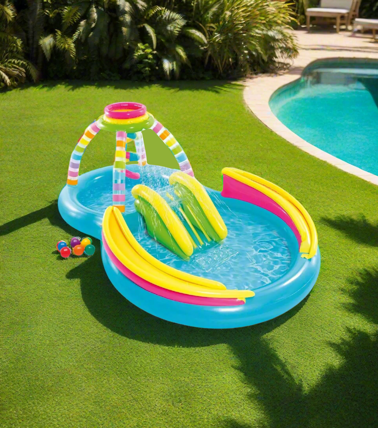 intex swimming pool inflatable 116''x75''x43'' 56137