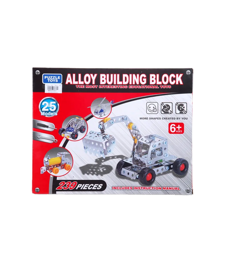 alloy building blocks 239pc 25 models 592-1