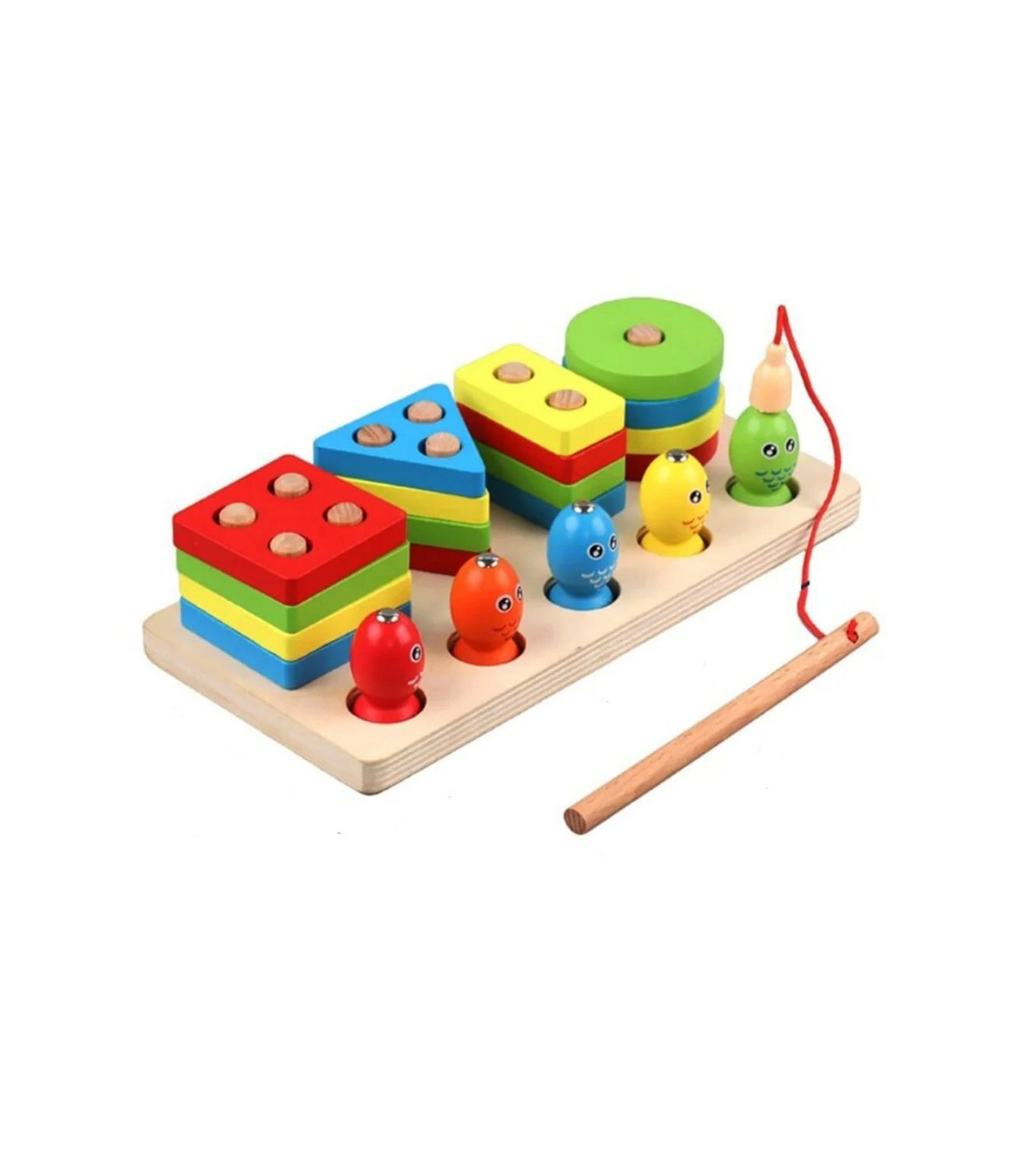fishing wooden blocks 4 shape 6675