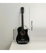 wooden guitar 38" china