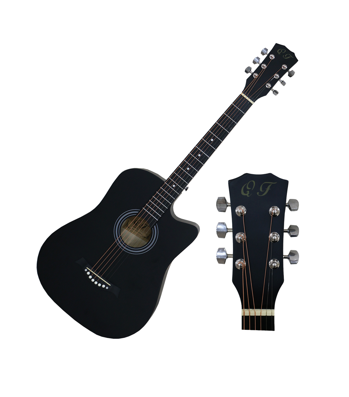 wooden guitar 38" china