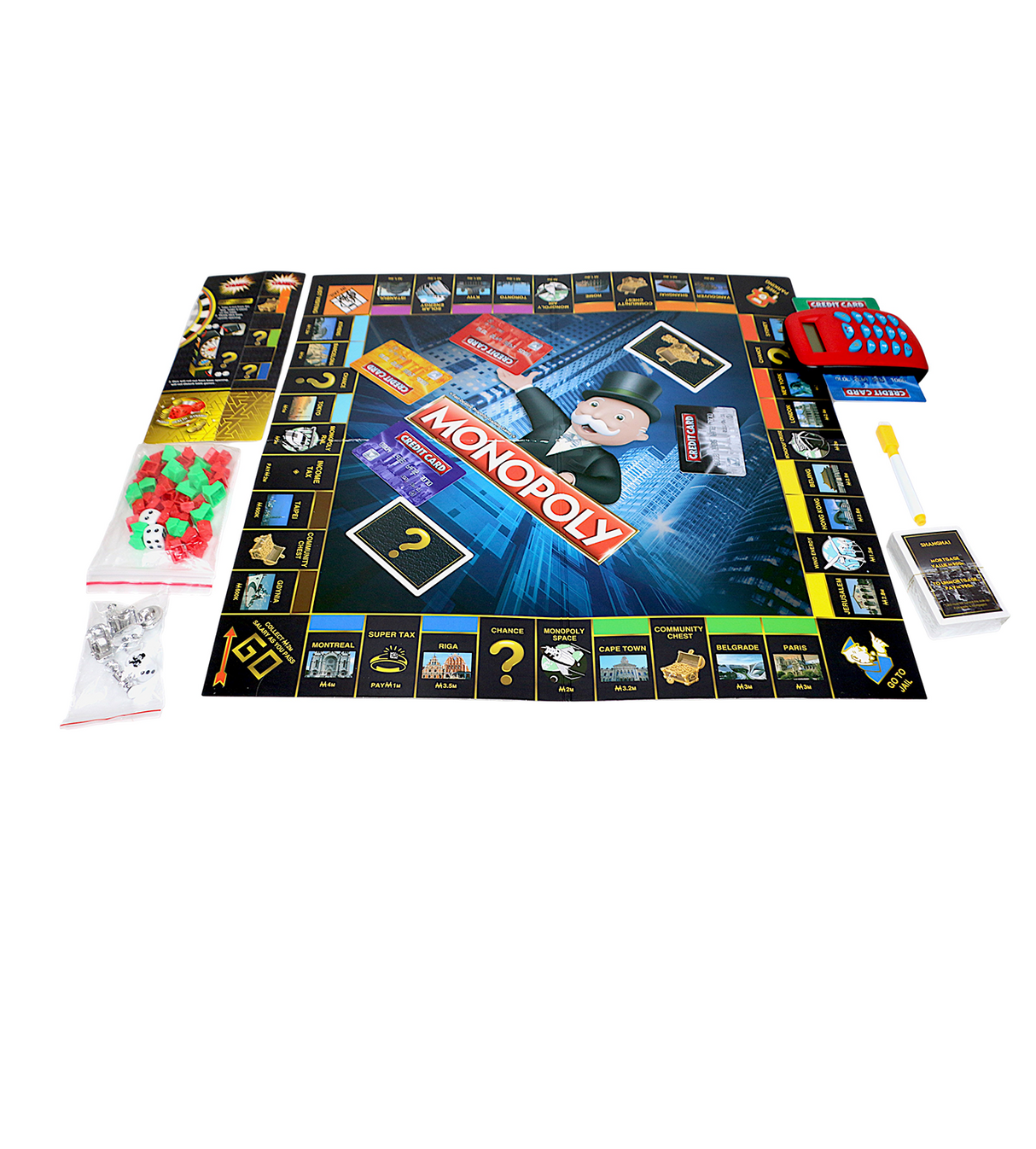 monopoly game with card machine