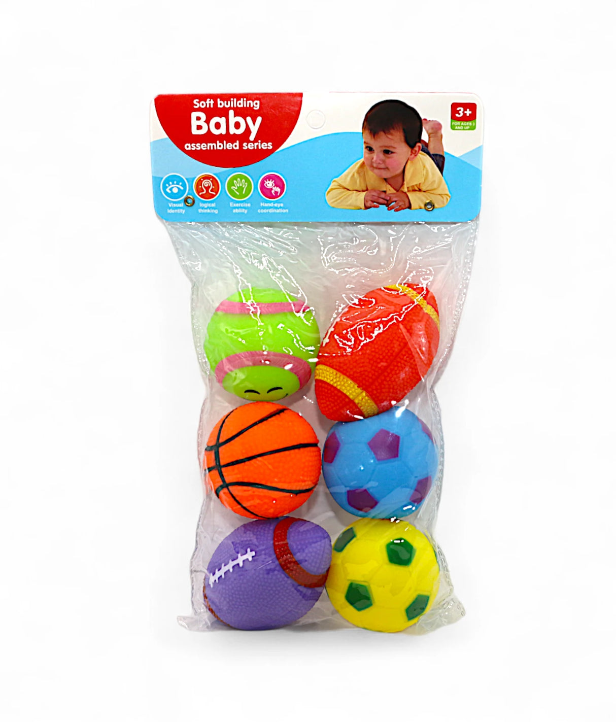 pvc chu chu 6pc ball