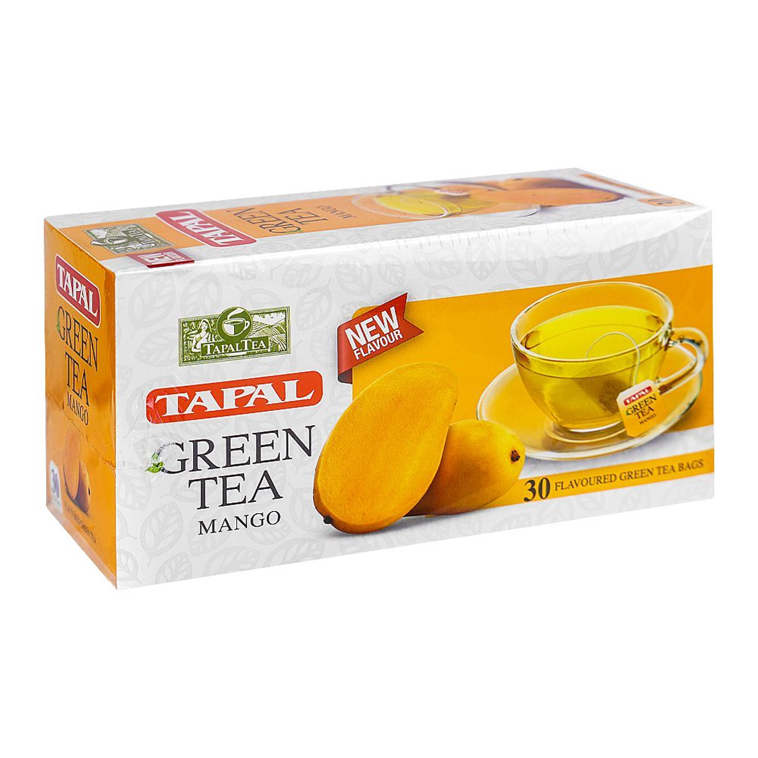 tapal green tea mango 30 tea bag