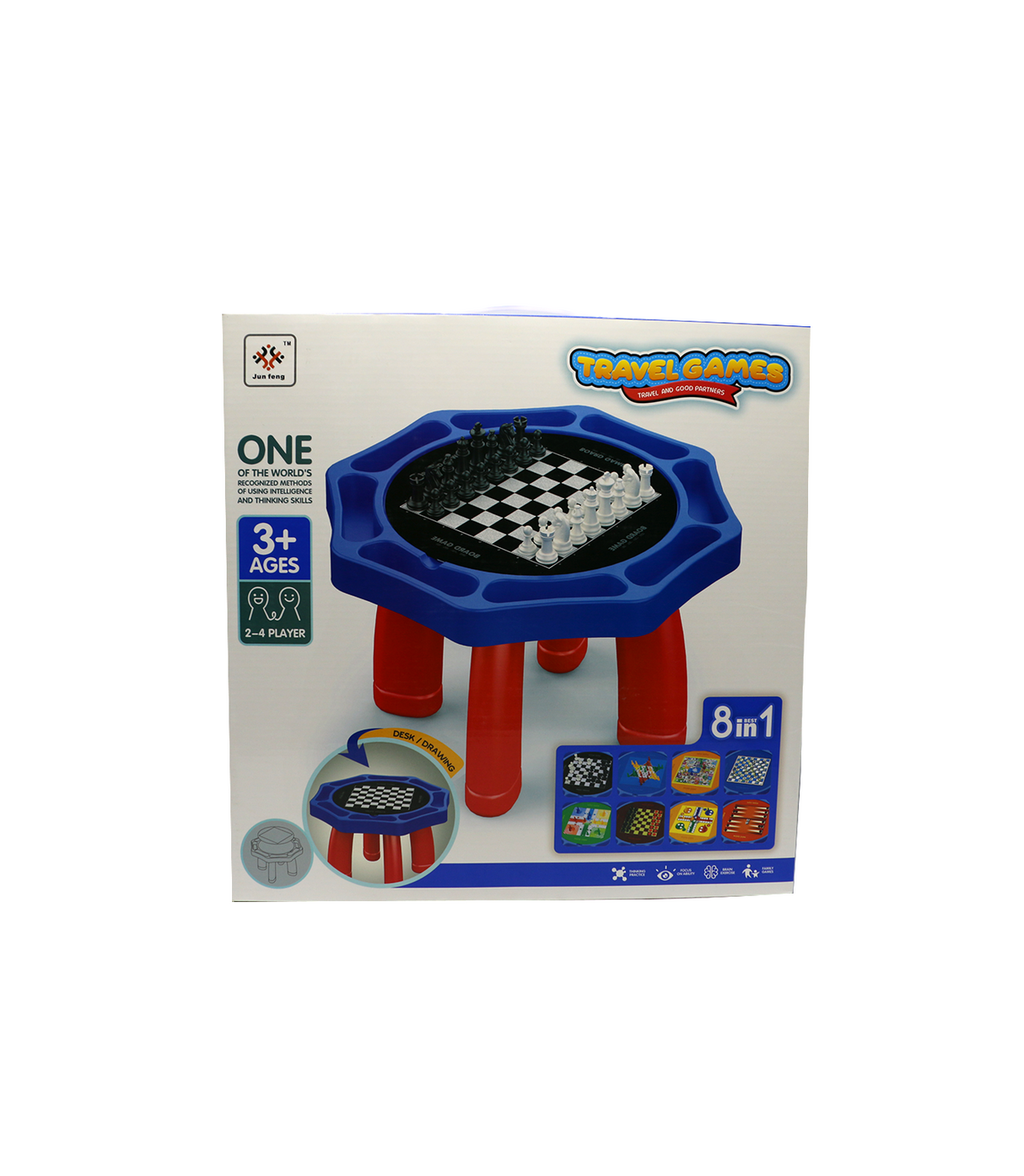 travel game 8in1 chess board game jf378-86 china