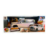 remote control car land cruiser v8 1:10 with lights & usb