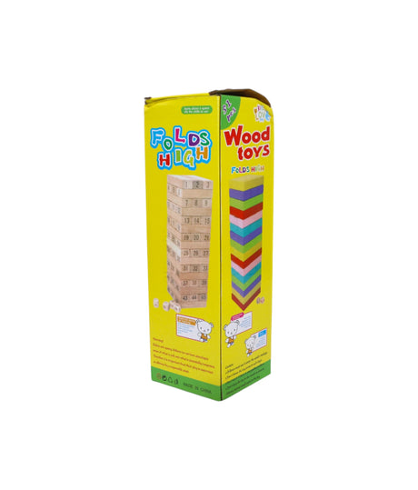 jenga game color 51pc