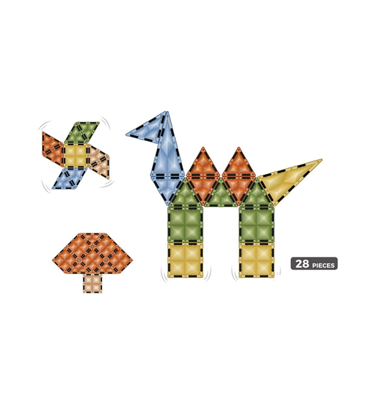magnetic blocks 36pc jh51