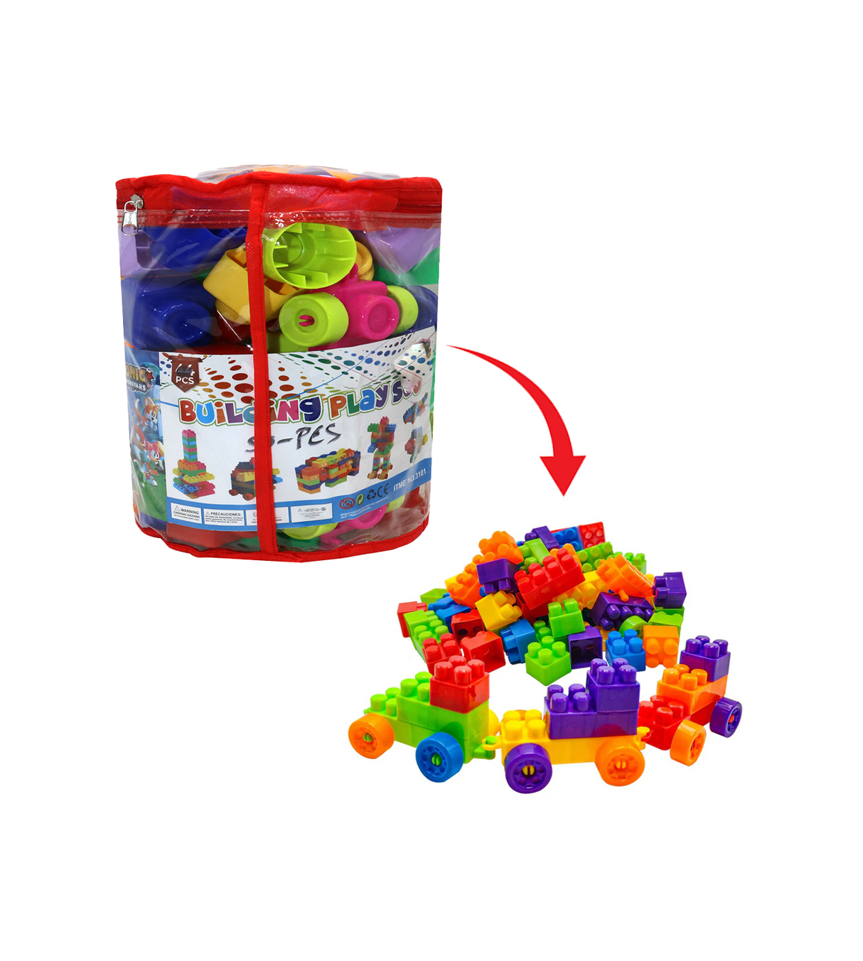 blocks bag 50pc pak 3101