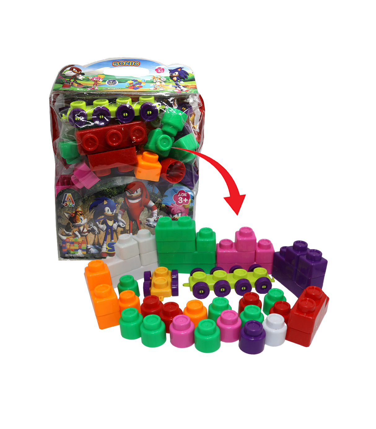 blocks bag 56pc pak 3104