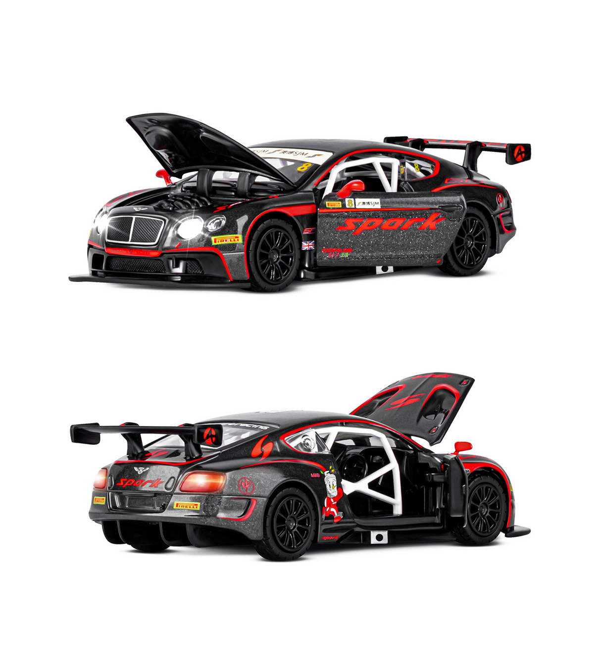 metal car model bentley continental gt3 1:24 68267