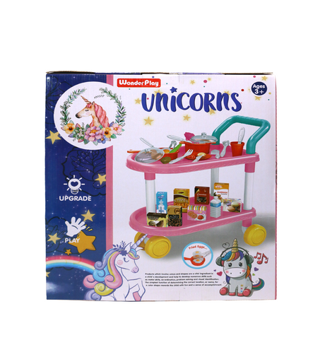 kitchen trolley set unicorns wp922-60uc