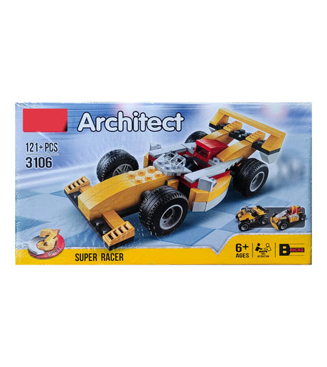 lego blocks car 3in1 121pc t958