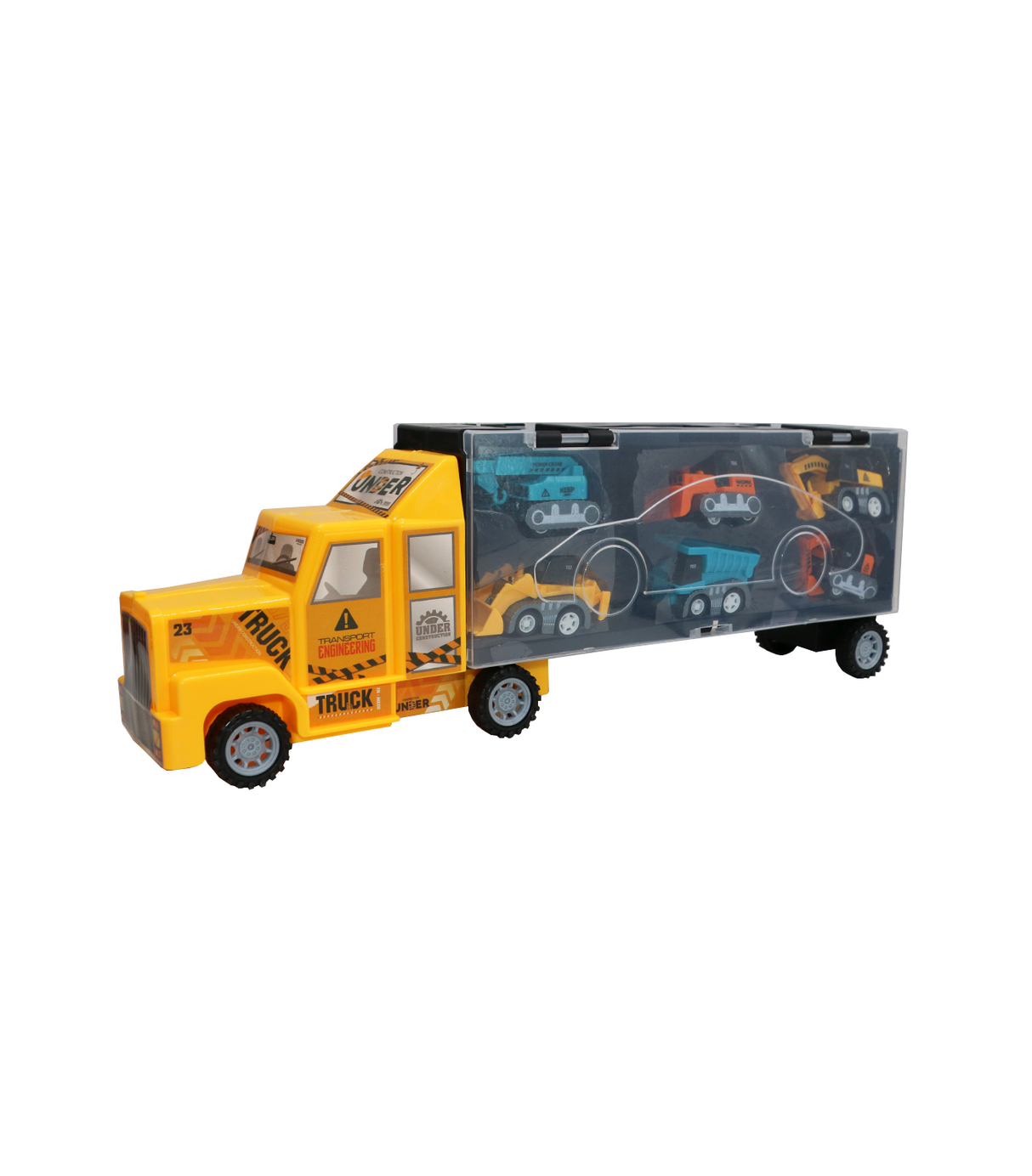 friction truck with 6 metal cranes 1:50 2855