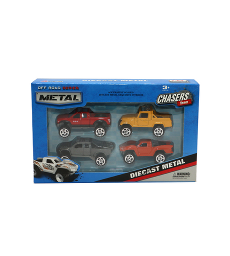 die cast metal truck 4pc h-04c