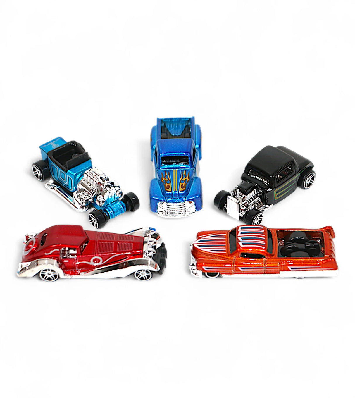 die cast metal car set 5pc