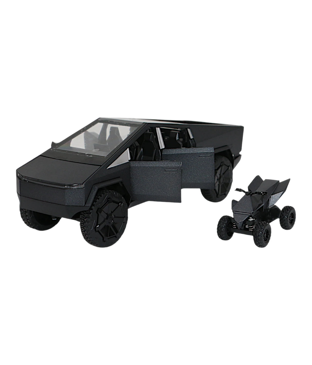 die-cast metal tesla cyber truck 1:24 model with music & lights