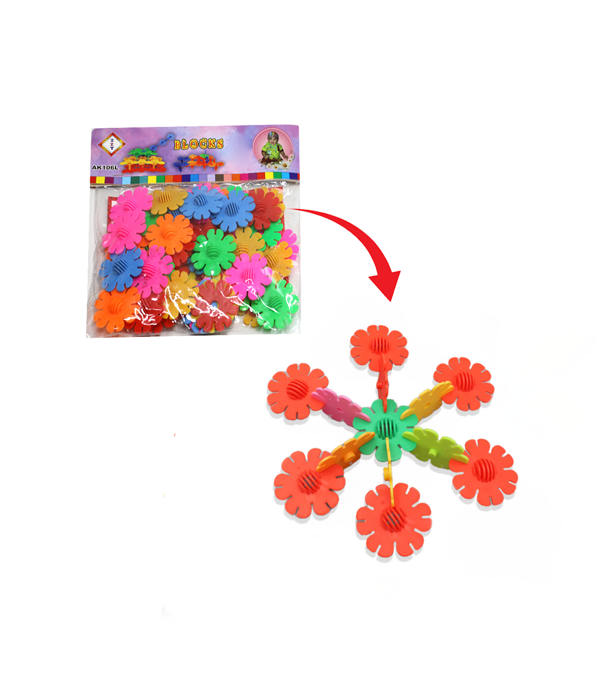 blocks bag flower ak106l