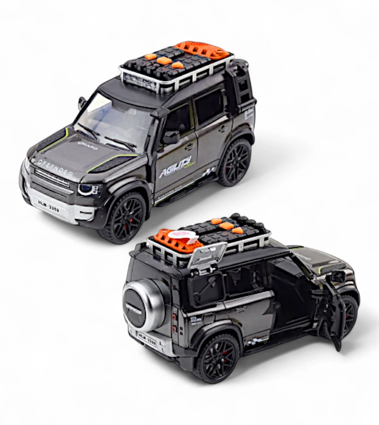 friction jeep defender with music & lights