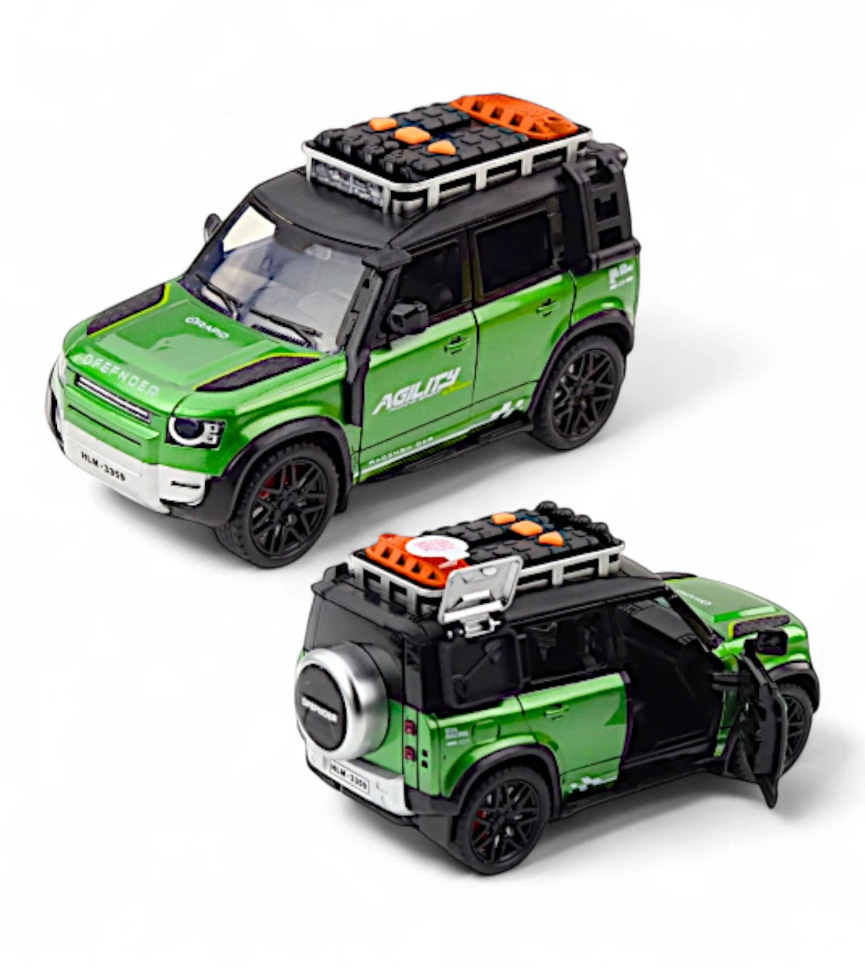 friction jeep defender with music & lights