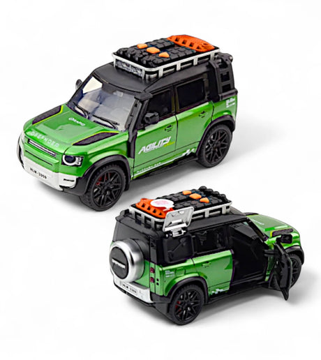 friction jeep defender with music & lights