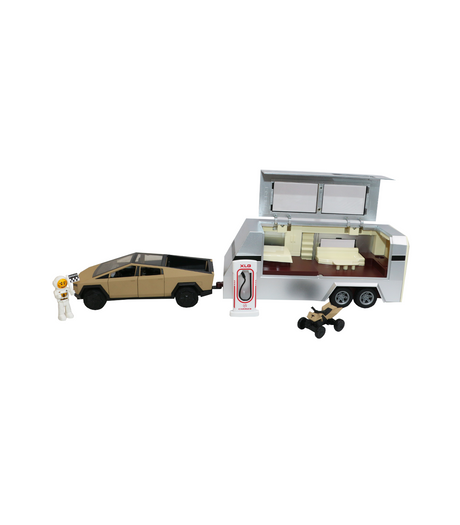 die-cast metal cyber truck with cabin m92313-6#