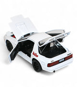 die-cast metal car model mazda rx-7 1:24 with lights & music