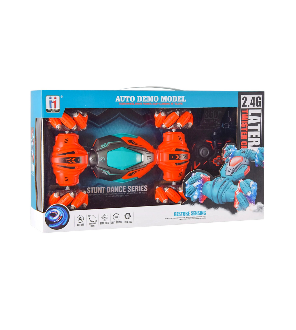 remote control car stunt 360 chargeable with watch mk730a