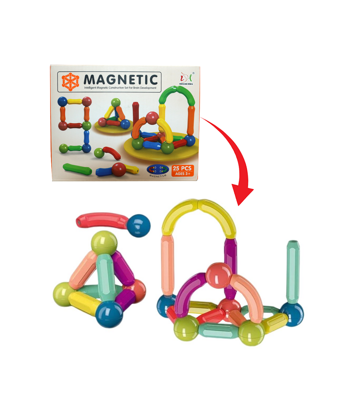 magnetic blocks 25pcs 705-25