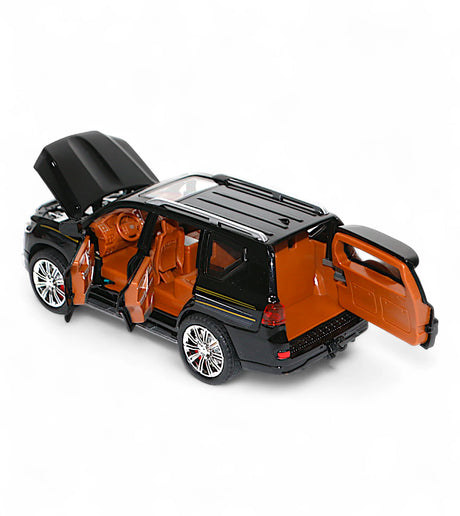 die-cast metal jeep prado 1:24 with light & music