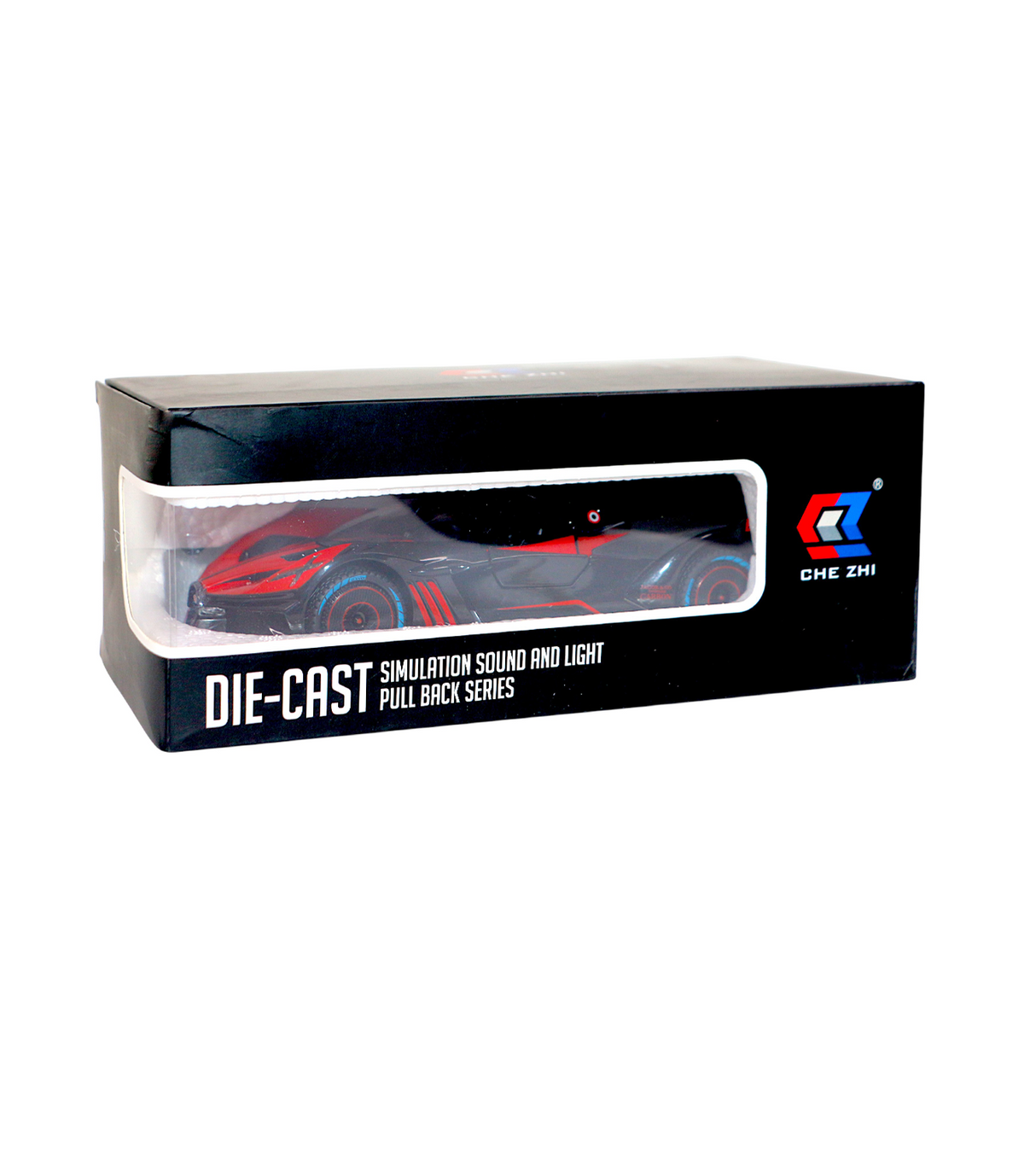 die-cast metal bugatti bolide model 1:24 with music & lights t536