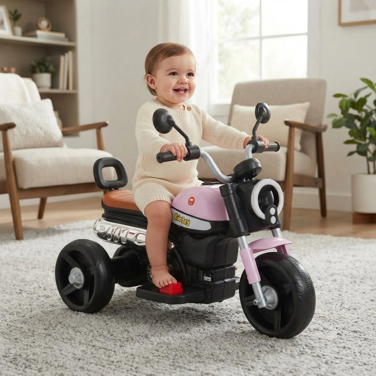 battery bike small with music & lights