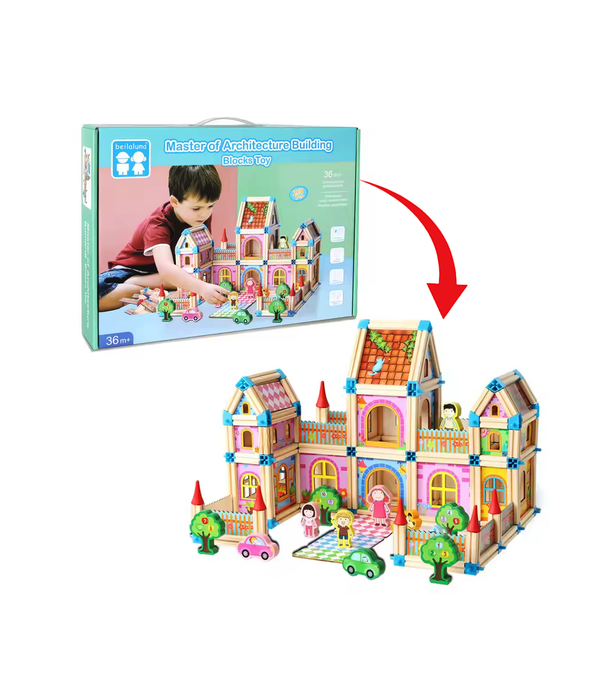 building blocks 268pc 3508