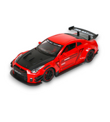 die-cast metal nissan gtr model 1:24 with spray, music & lights