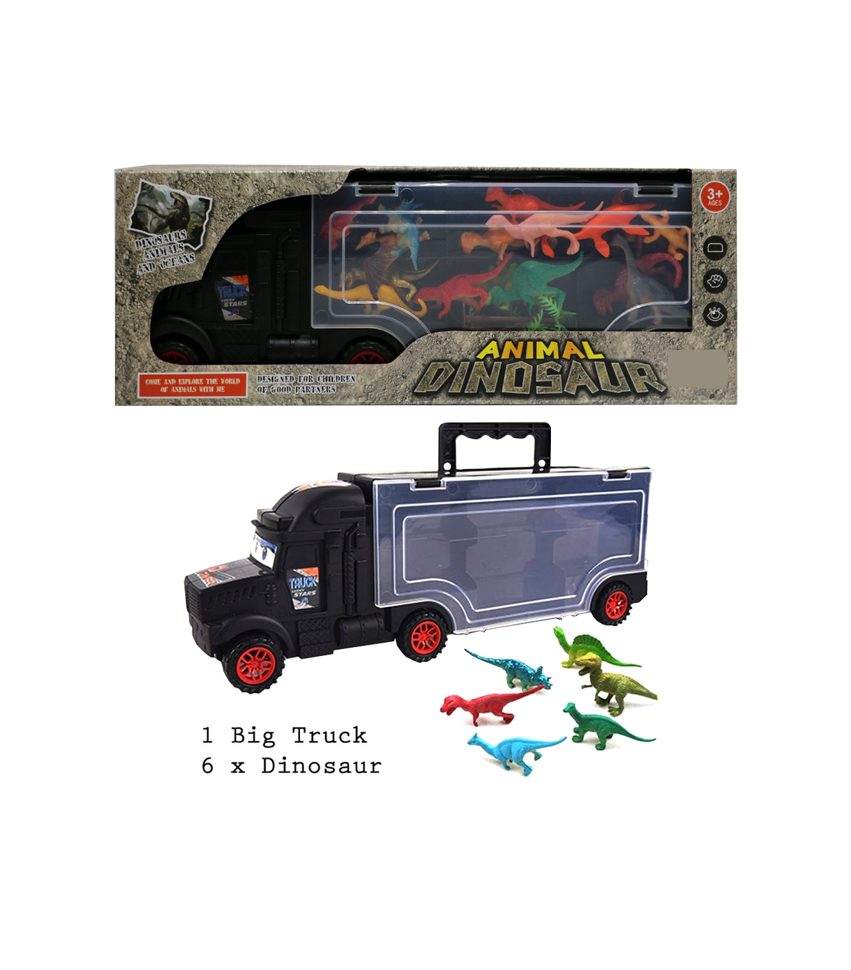 friction truck dinosaur 3788-254