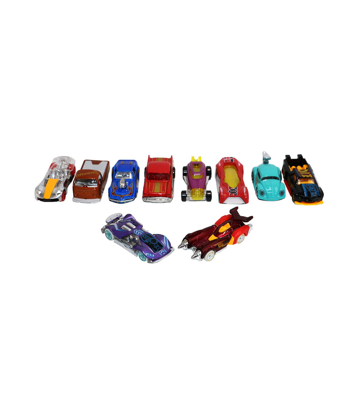 die-cast metal car set 10pc 324-365