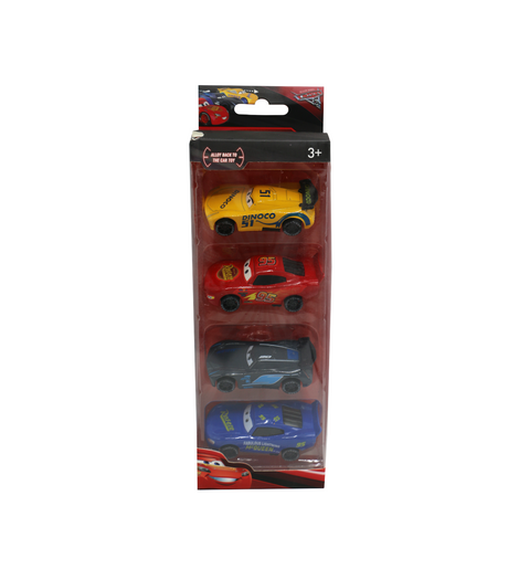 die-cast metal car set 4pc 1312