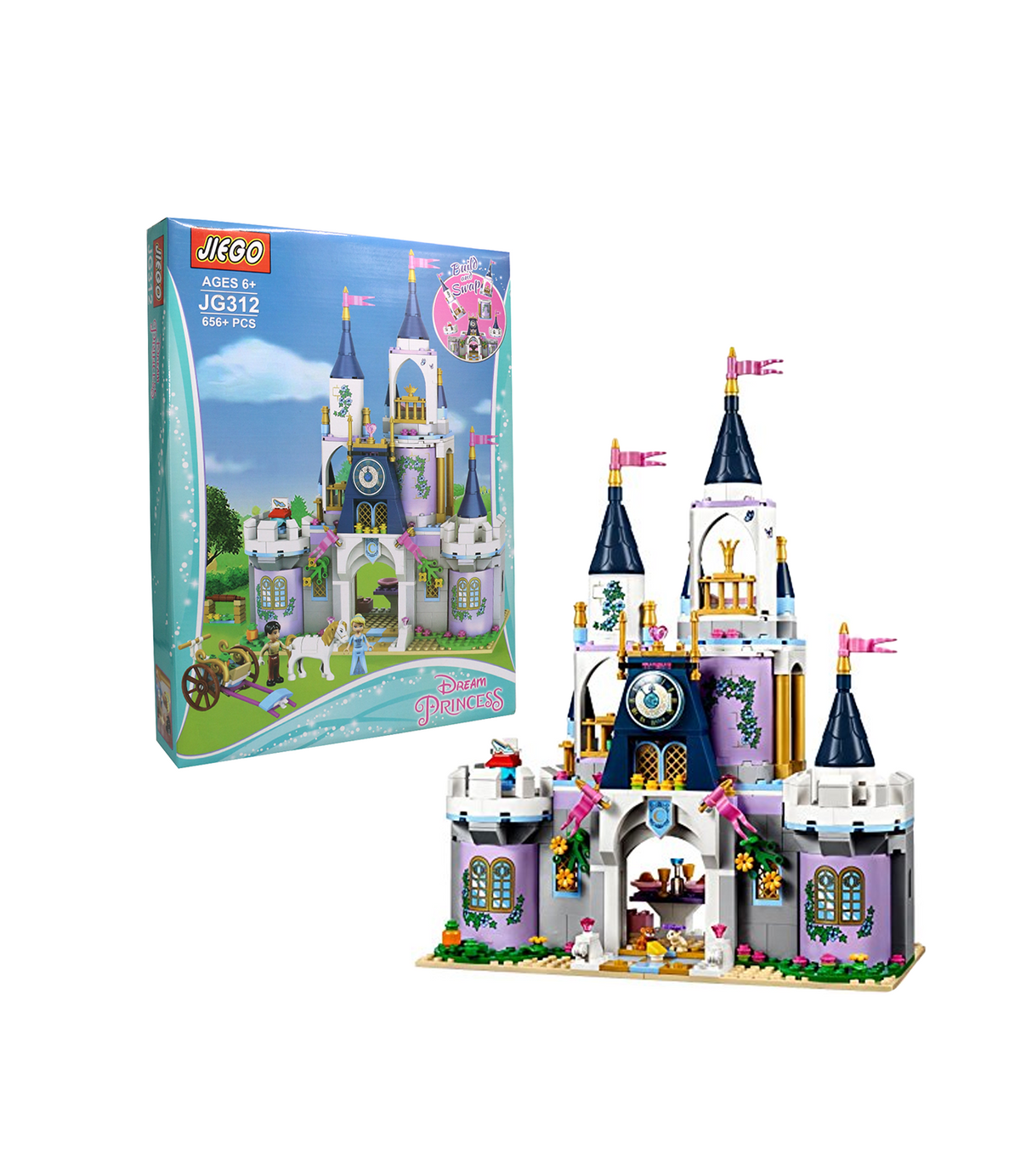 lego blocks 656+pcs jg312