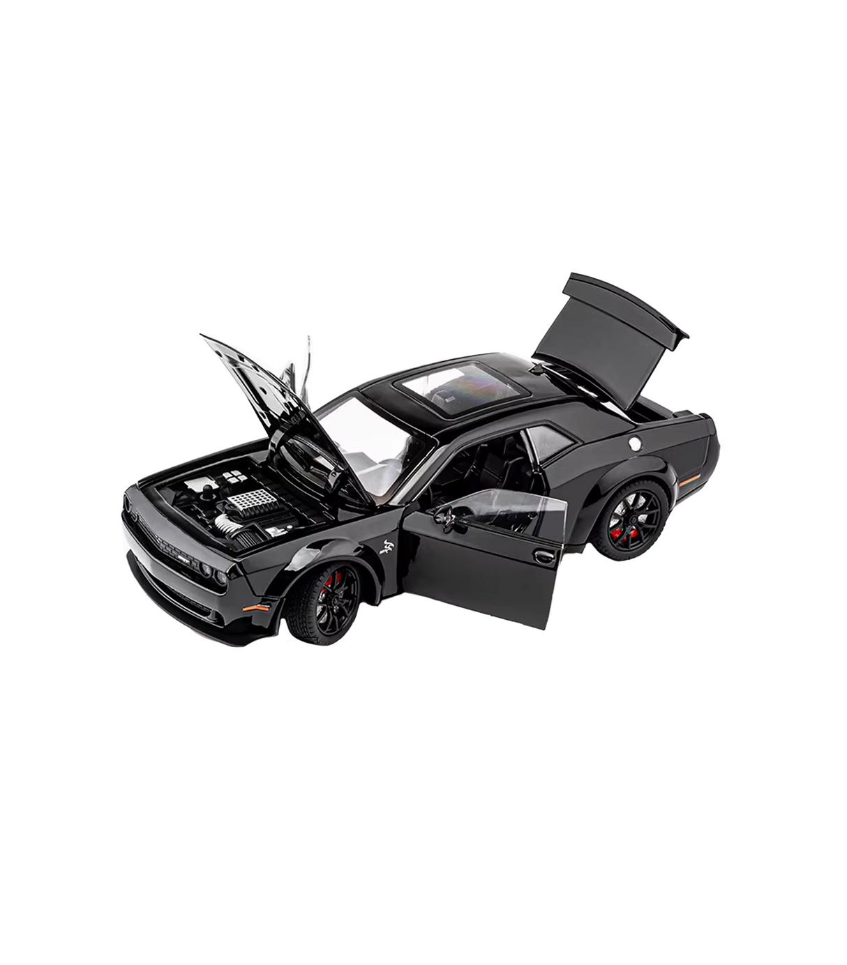 die-cast metal dodge challenger srt 1:24 cz172