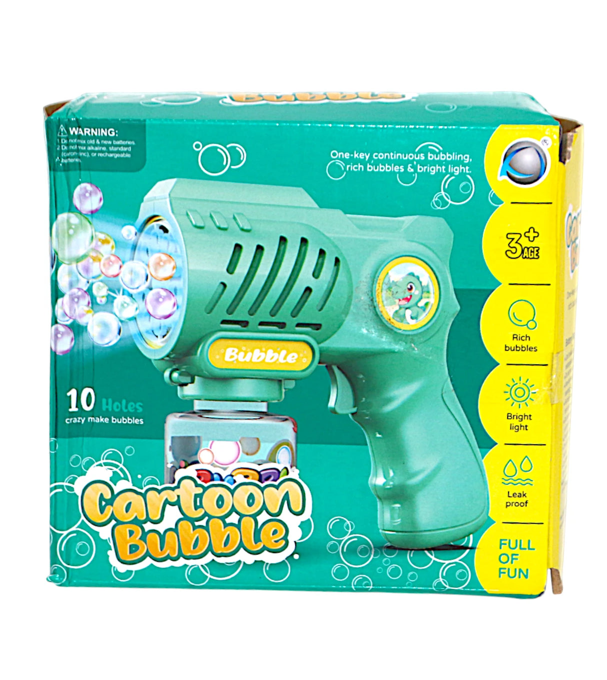 bubble gun cartoon 10 holes