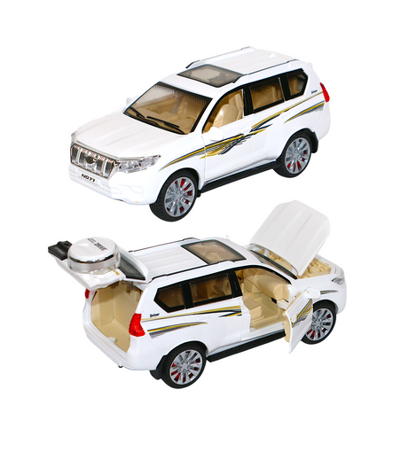 friction jeep prado with music & lights