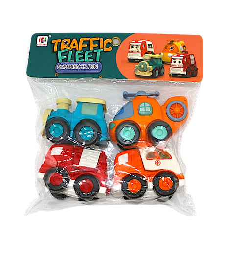 friction cars set 4pc bj667a